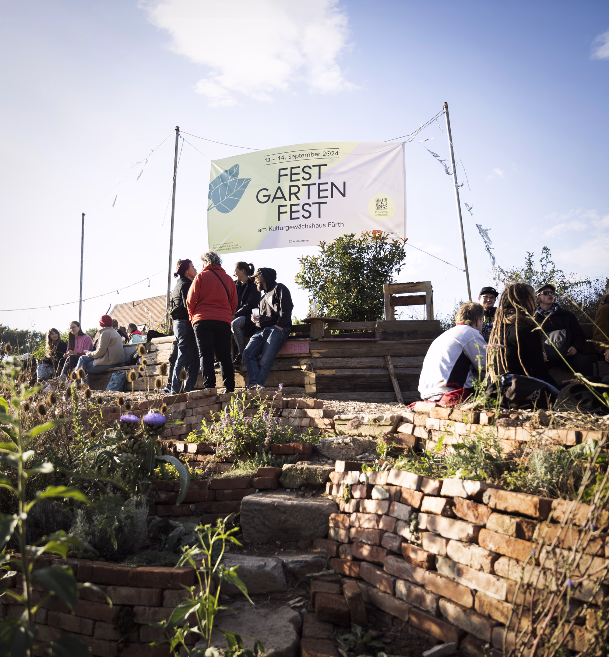 Fest Garten Fest, Festival-Branding und Landingpage