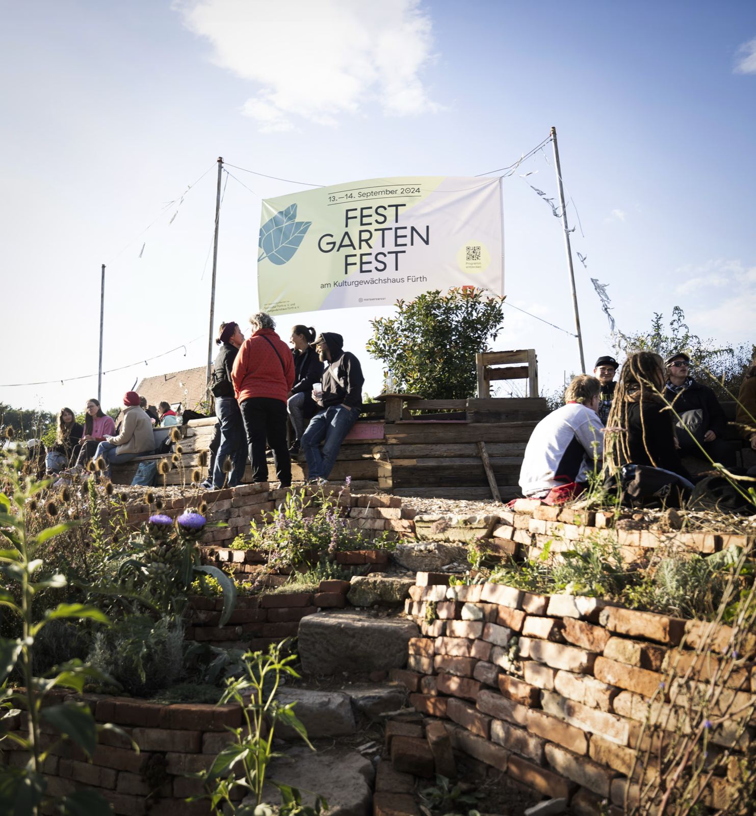 Fest Garten Fest, Festival-Branding und Landingpage